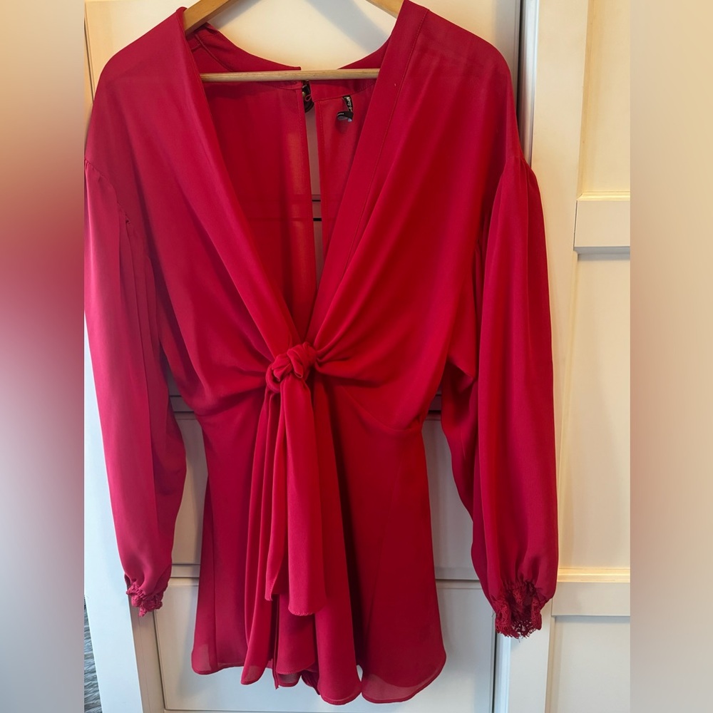 Red romper